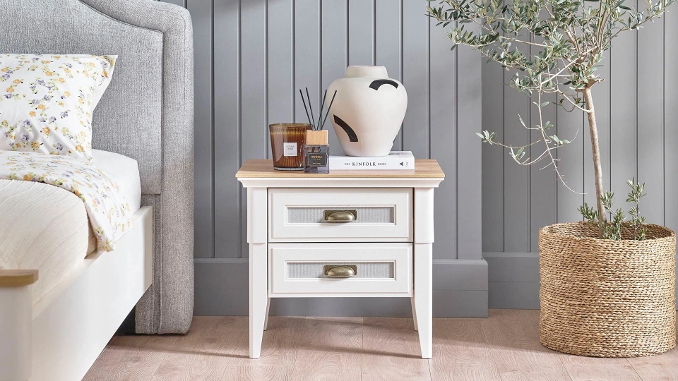 Tuscany Bedside Table - 2 Drawers