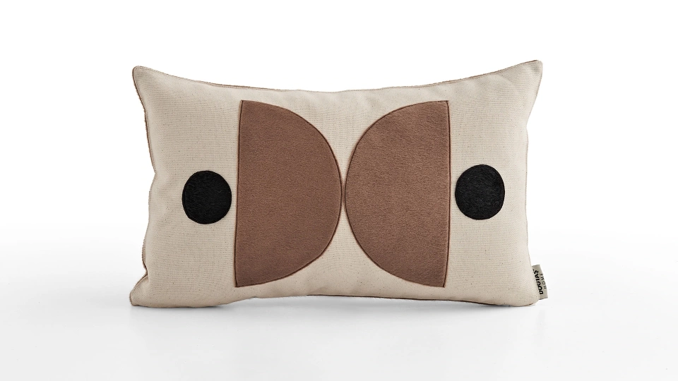 Neutral Leona Cushion