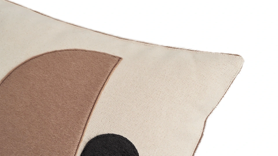 Neutral Leona Cushion