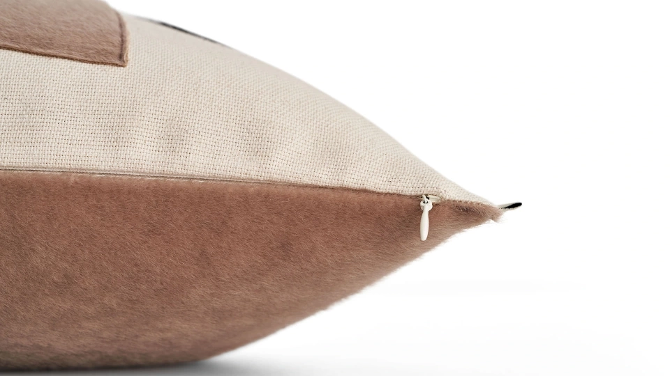 Neutral Leona Cushion