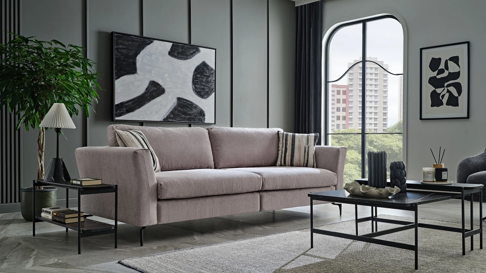 Duetto Three Seater Sofa - L Arm