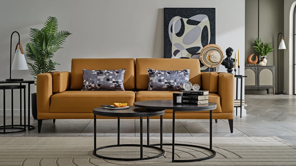 Momenti Three-Seater Sofa