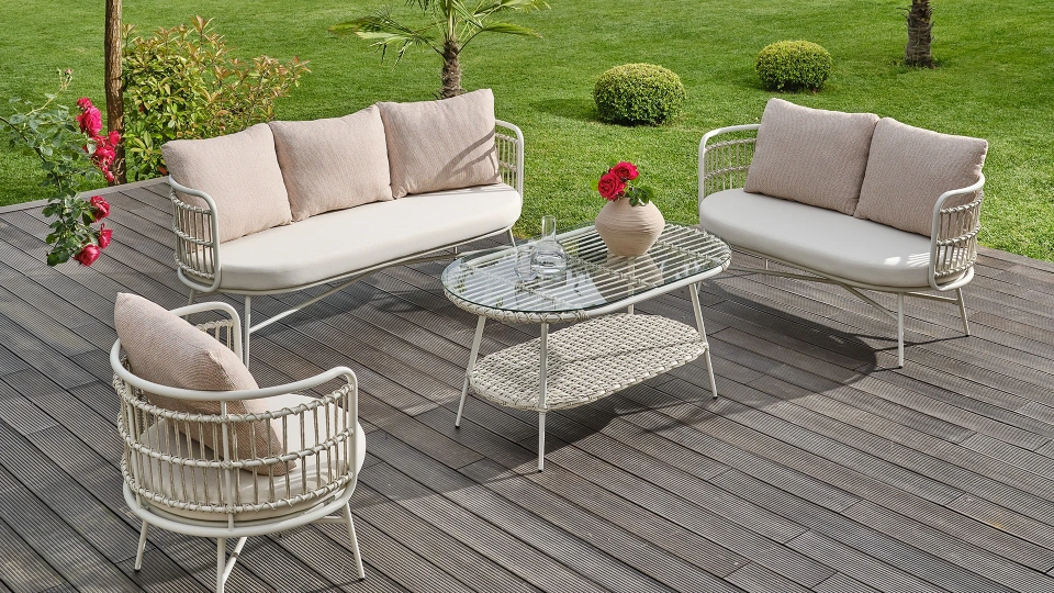 Doğtaş Garden Winona Bahçe Üçlü Koltuk