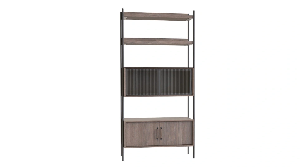 Calista TV Unit Library Cover Module