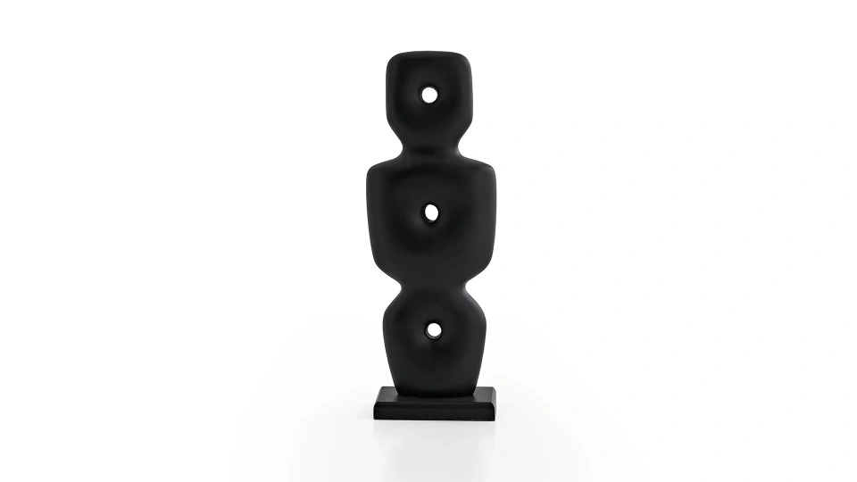 Doğtaş Home Big Hole Black Figurine