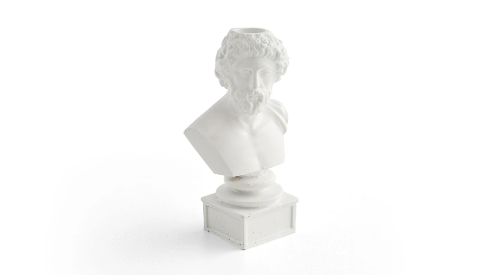 Zeus Candlestick Figurine