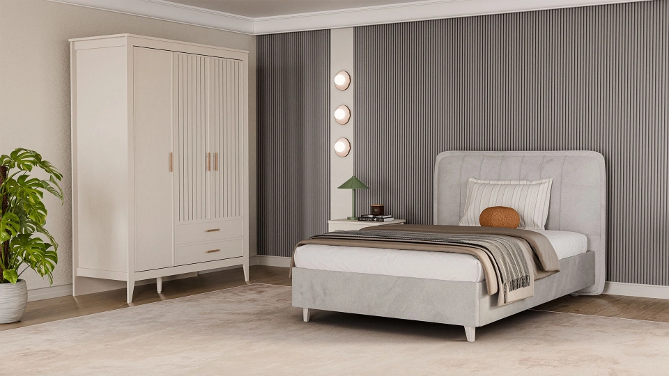 Charm 3-Door Wardrobe