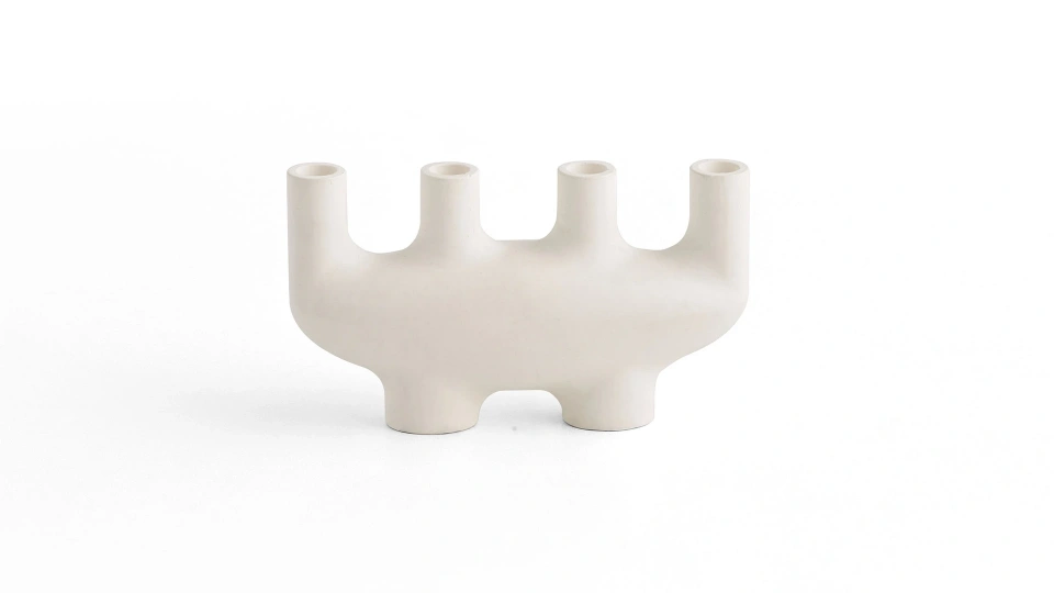 Doğtaş Home Boon Dörtlü Beyaz Şamdan