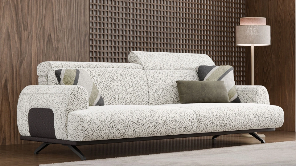 Modern Three Seater Sofa