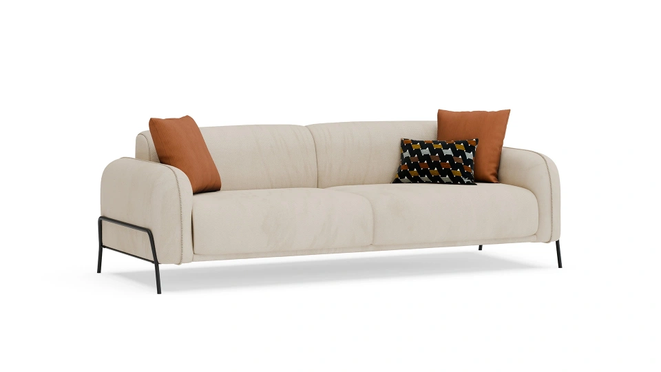 Lea Three-Seater Sofa