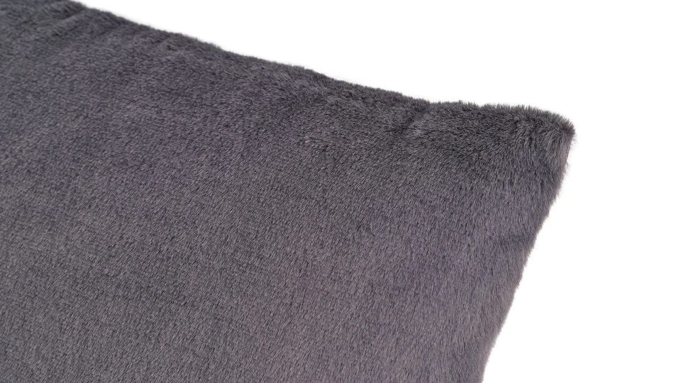 Doğtaş Home Antrasit Peluş Kırlent