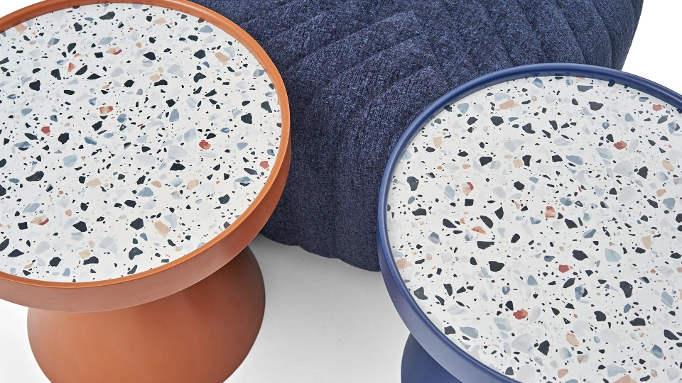 Yang Yang Yan Side Table - Blue