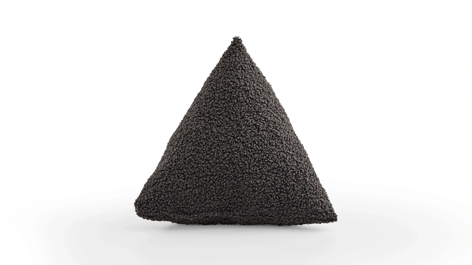 Triangle Anthracite Cushion