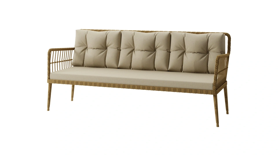 Doğtaş Garden Pelago 3+1+1+Coffee Table Midi Set