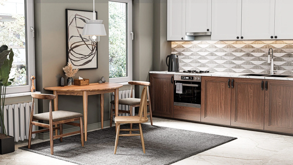 Clarita Kitchen Table - Brown