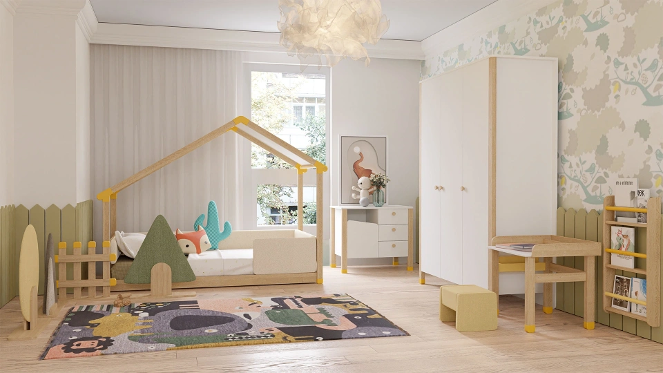 Tiny 3 Door Wardrobe