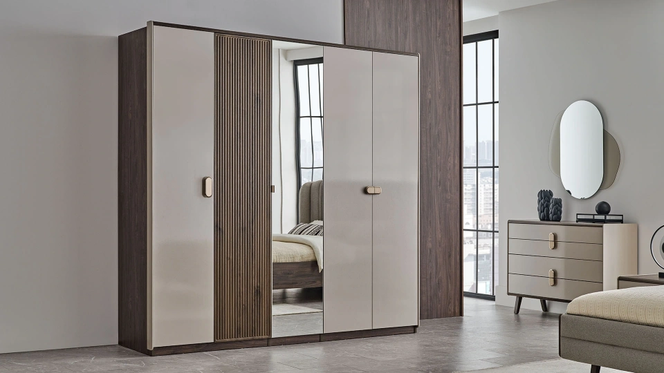 Bend 5 Door Wardrobe