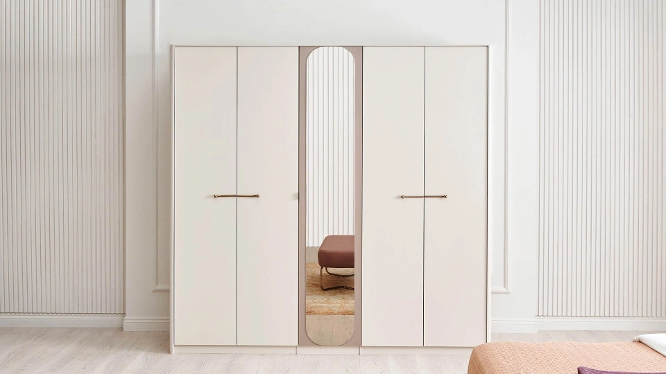 Milena 5-Door Wardrobe