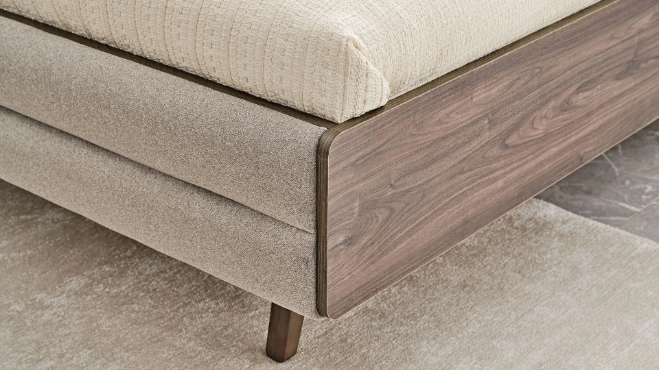 Bend Bed Frame - 160 cm - Untitled