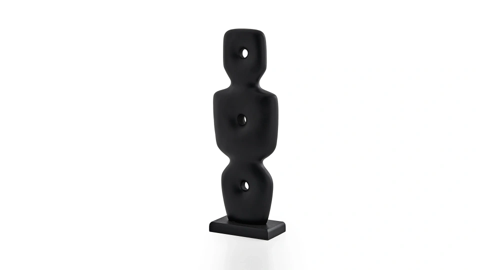 Doğtaş Home Big Hole Black Figurine