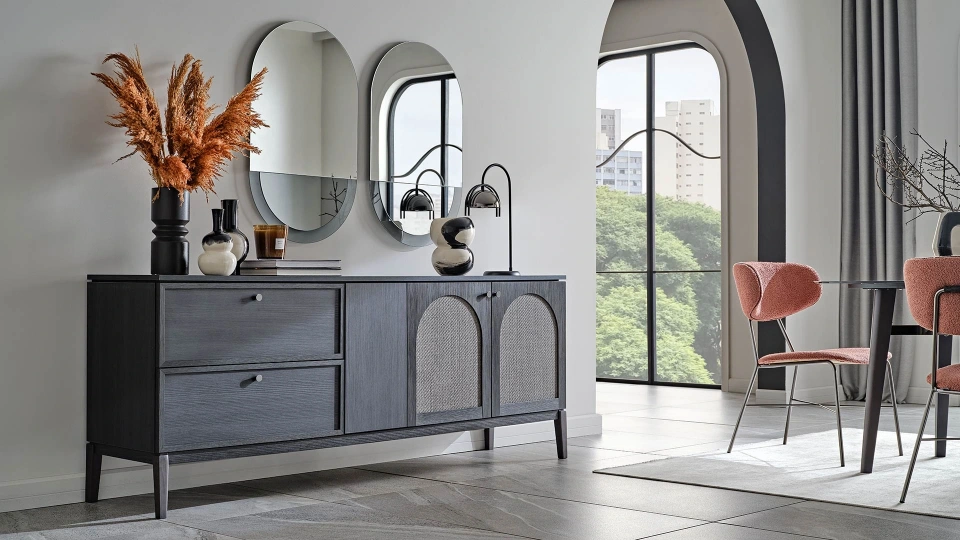 Arch Console - Dresser Mirror