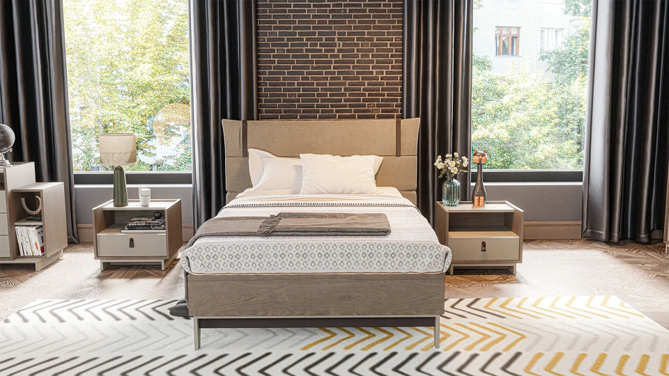 Theo Bed Frame - 100 cm - Untitled