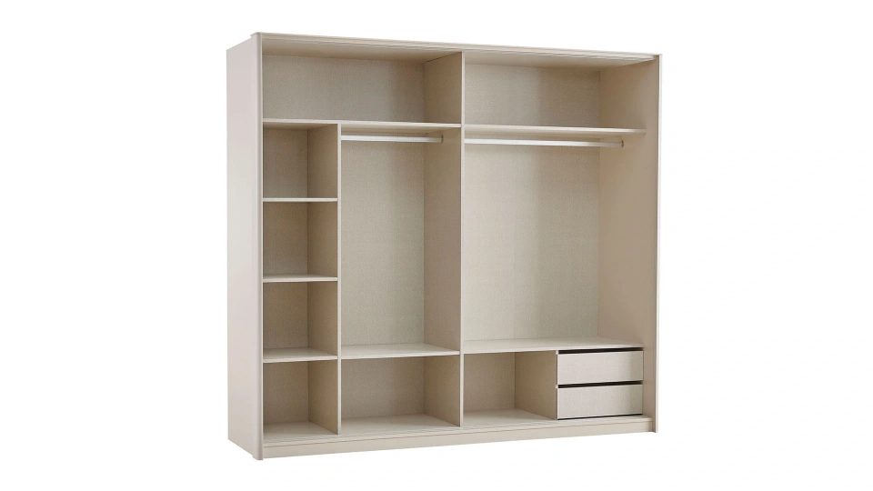 Milena 2-Door Sliding Wardrobe - 210 cm