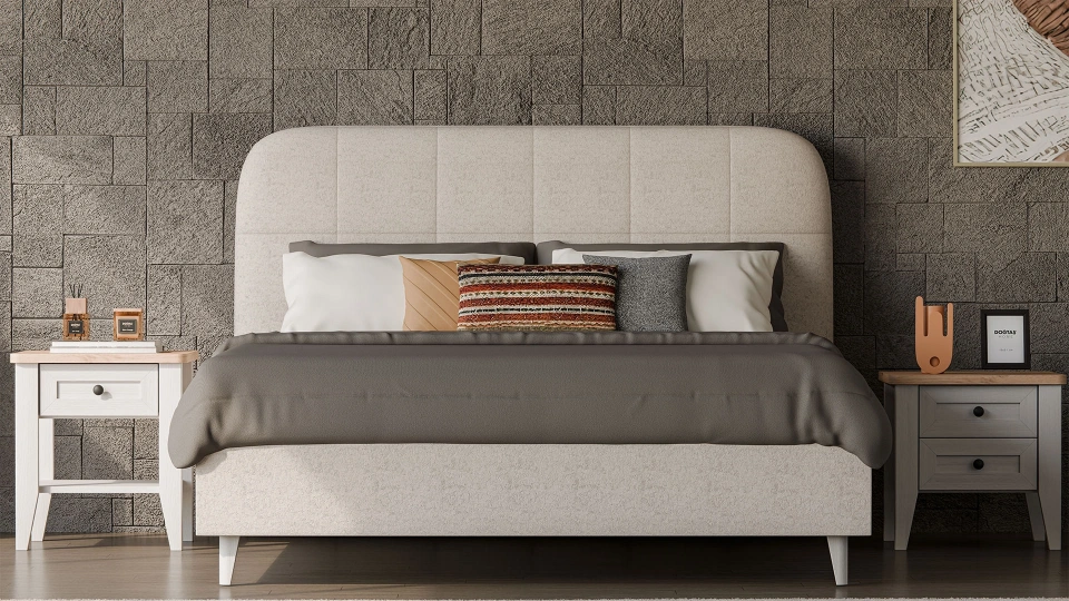 Calmera Başlıksız Bazalı Karyola - 160 cm