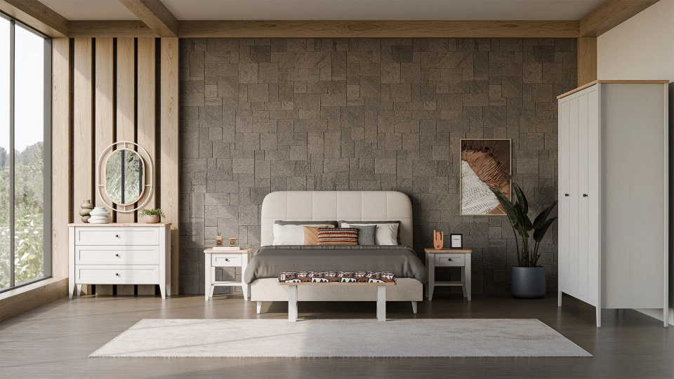 Calmera Başlıksız Bazalı Karyola - 160 cm