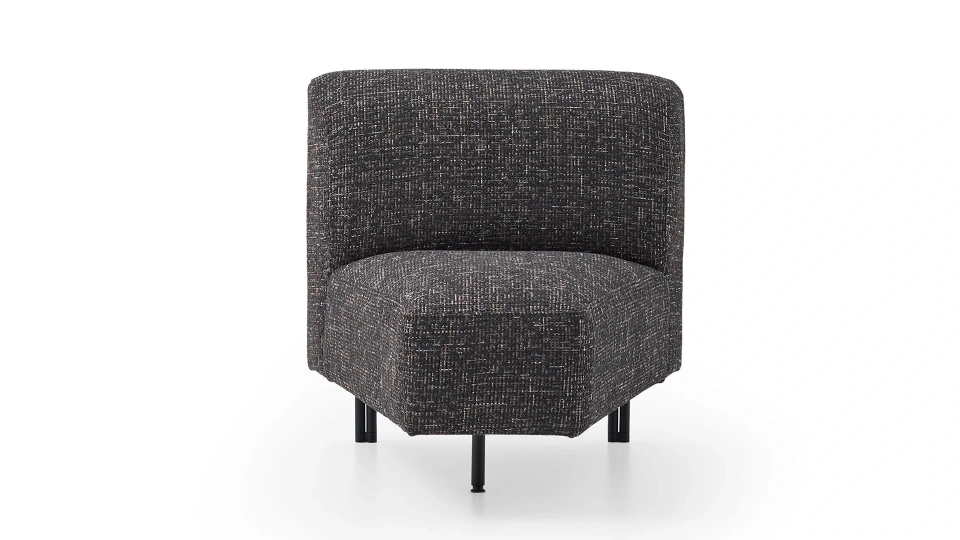 Othello Triangle Backrest Ottoman