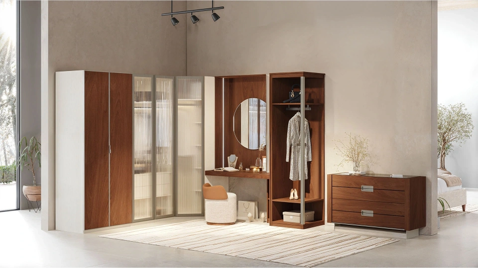 Integra 2-Door Wardrobe with Hanging Rail
