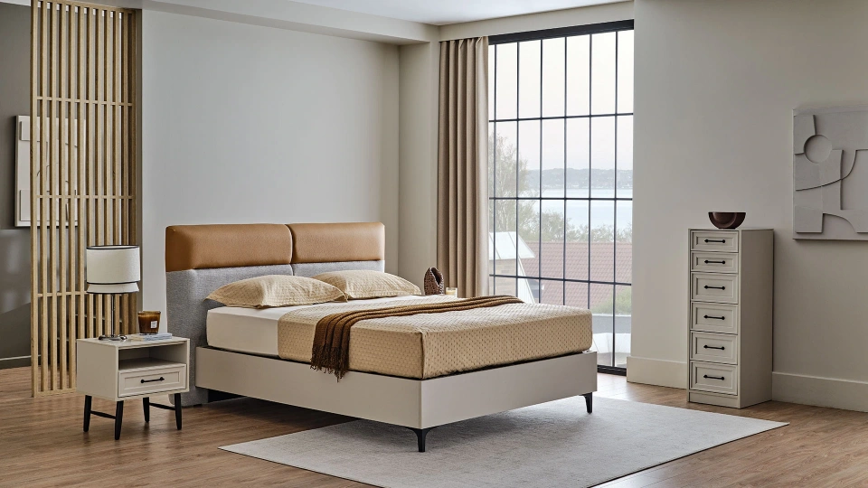 Trento Based Bed - 160 cm - Headless