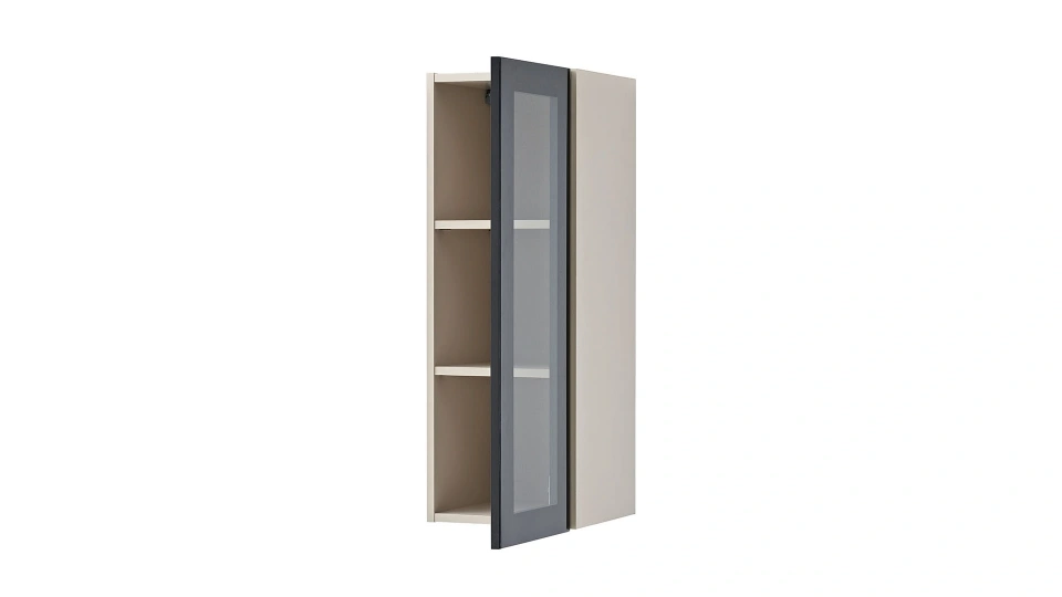 Trento TV Unit Upper Side Module - Glass Door