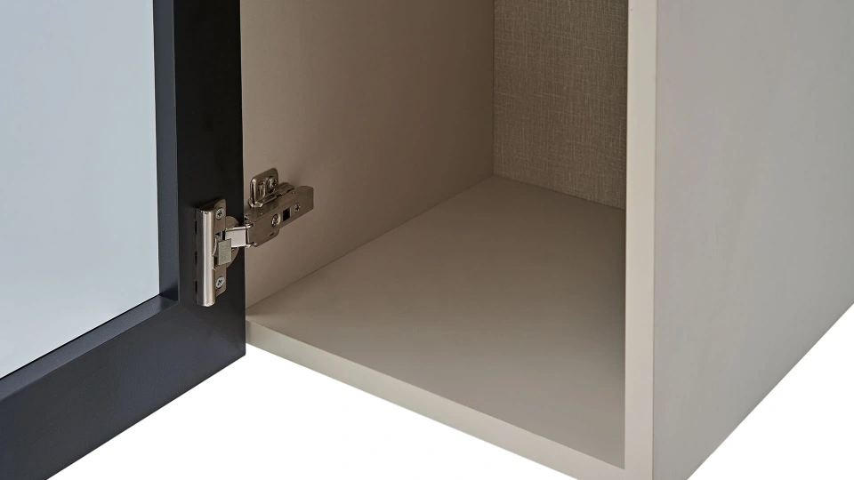 Trento TV Unit Upper Side Module - Glass Door