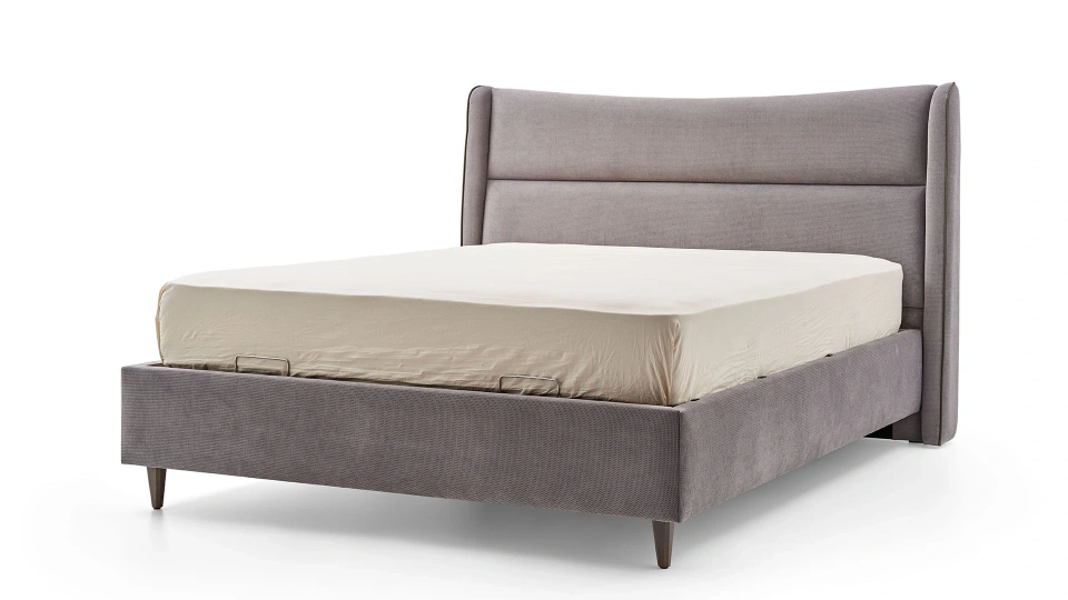 Piero Wooden Bed - 160 cm - Untitled