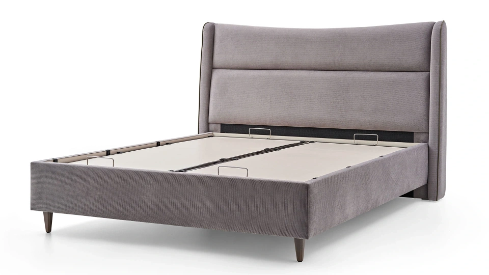 Piero Wooden Bed - 160 cm - Untitled