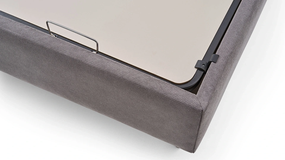 Piero Wooden Bed - 160 cm - Untitled