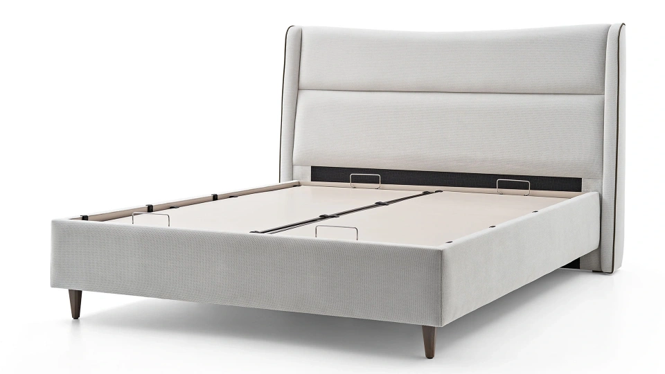 Piero Upholstered Bed Base - 160 cm - Headless