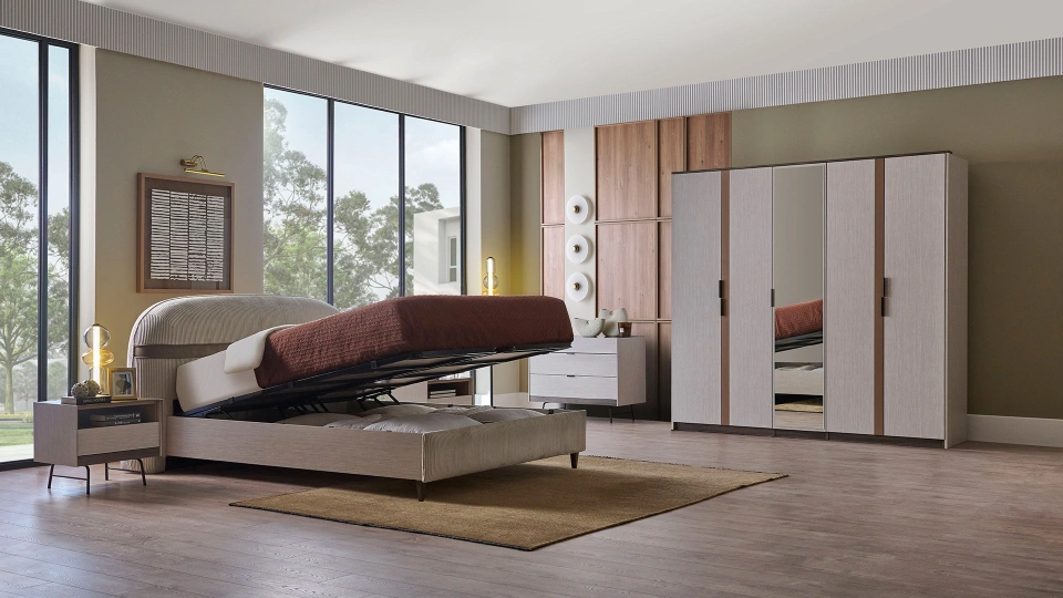 Lea Bazalı Karyola - 160 cm - Başlıksız