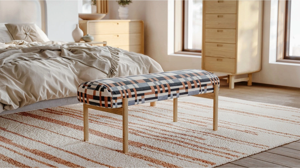 Noralis Footrest Pouf - Bench