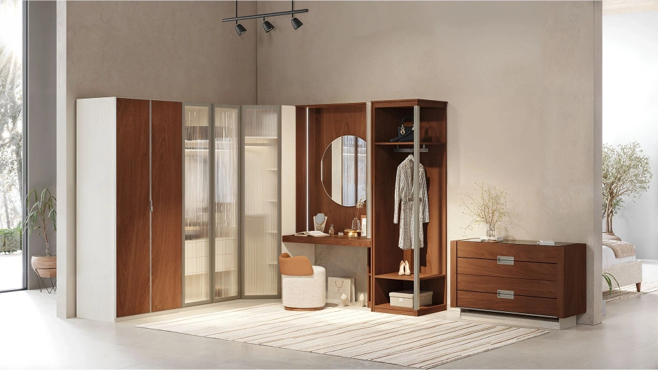 Moderna Wardrobe with Hangers