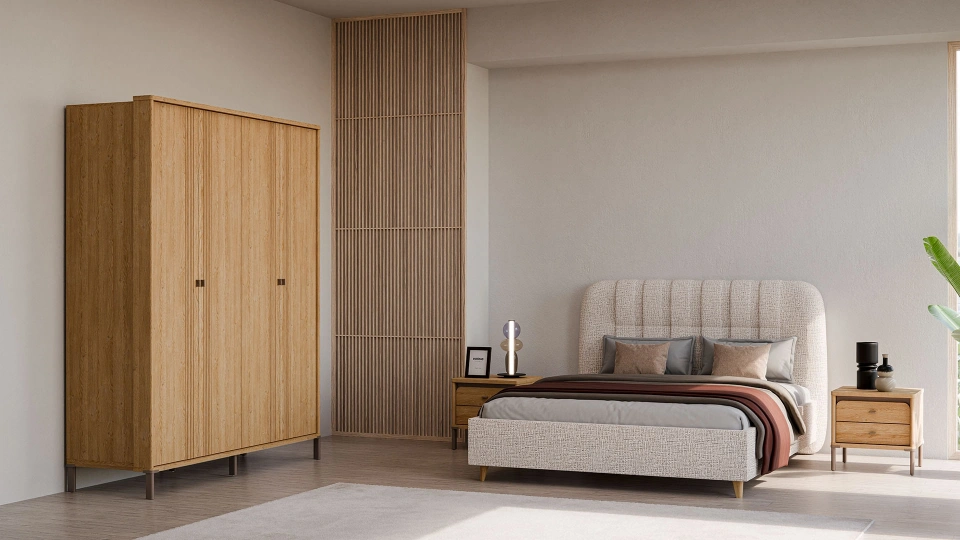 Kalia 4-Door Wardrobe