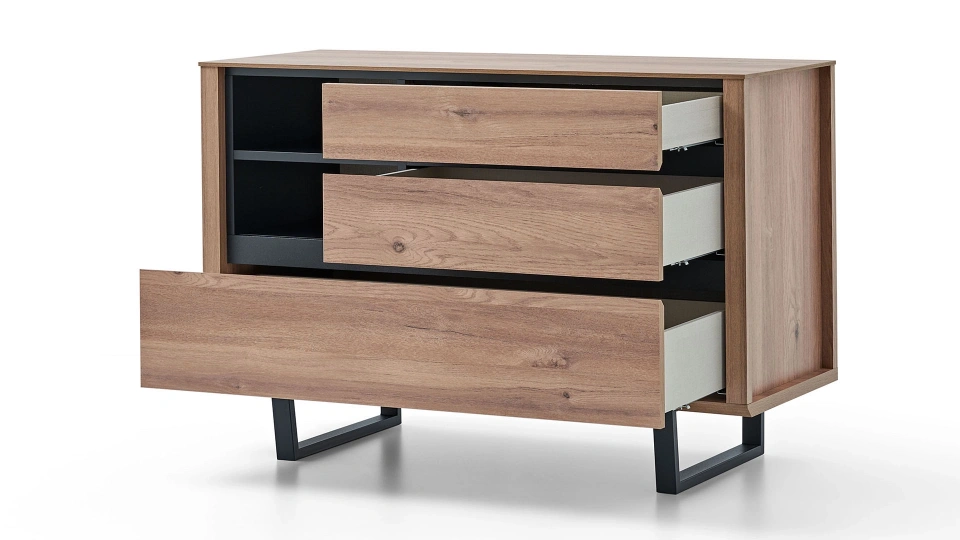 Solid Chest of Drawers - Wide