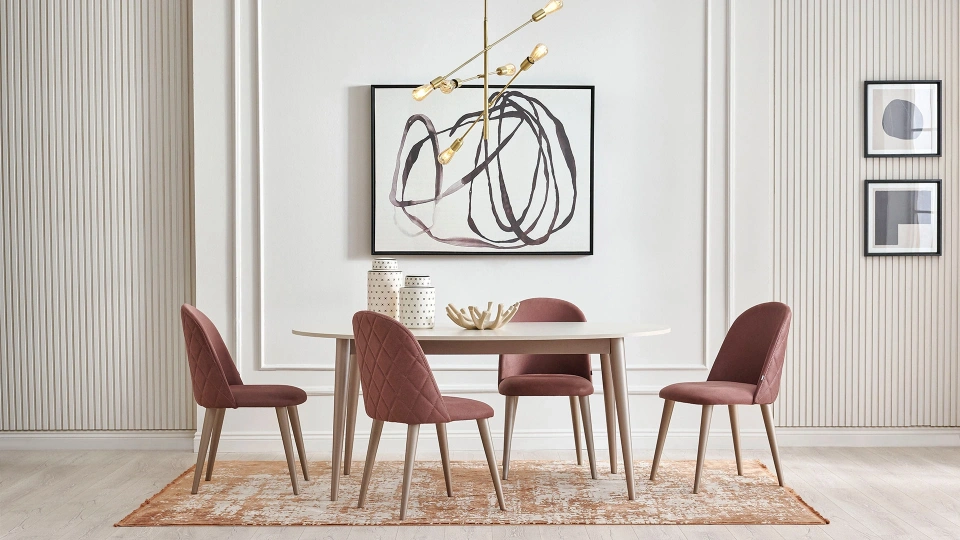 Milena Fixed Dining Table - 180 cm