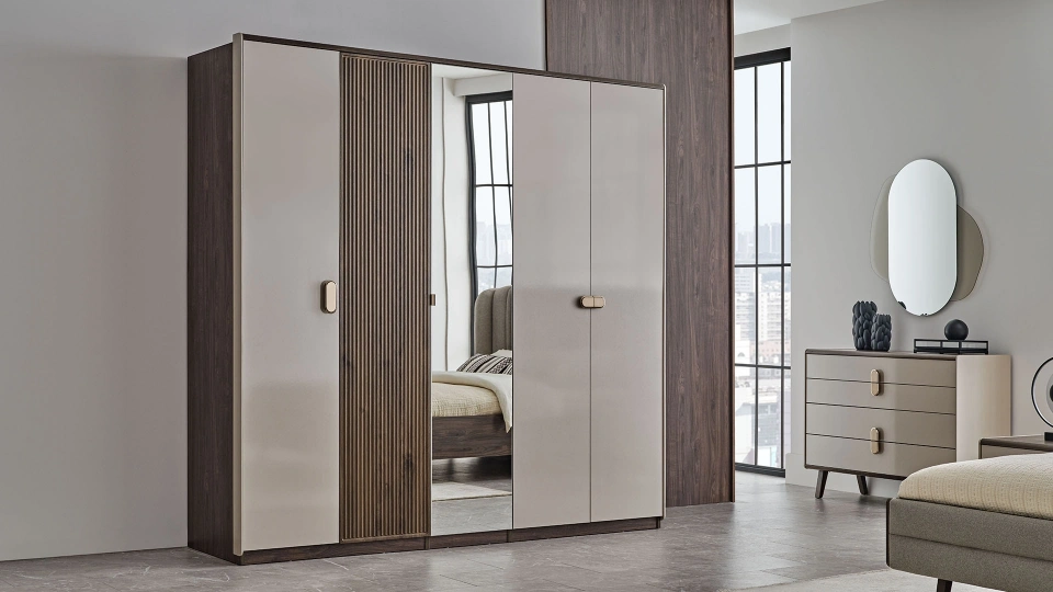 Bend 5 Door Wardrobe