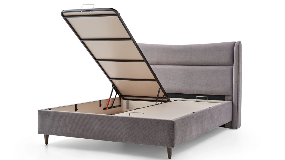 Piero Wooden Bed - 160 cm - Untitled