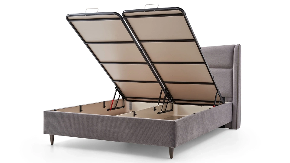 Piero Wooden Bed - 160 cm - Untitled