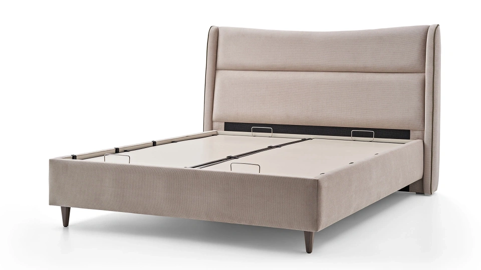 Piero Wooden Bed Base - 160 cm - Headless