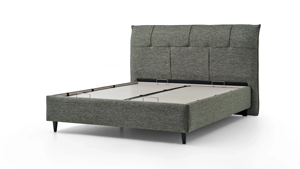Solid Boxed Base Bed - 160 cm - Headless