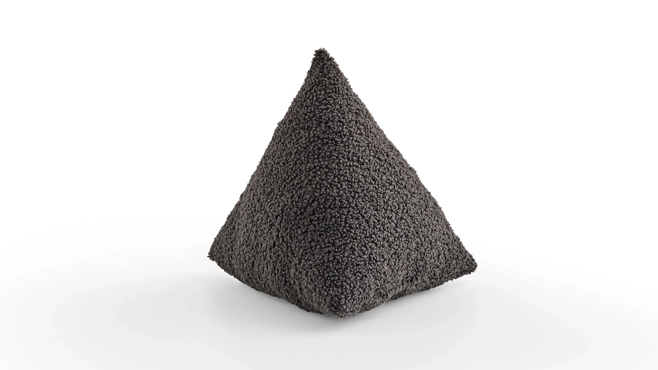 Triangle Anthracite Cushion